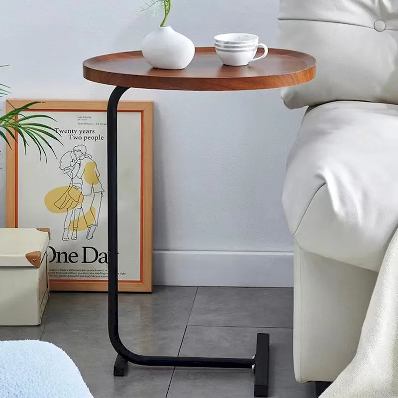 Table d'appoint en C, Petite table basse pour salon