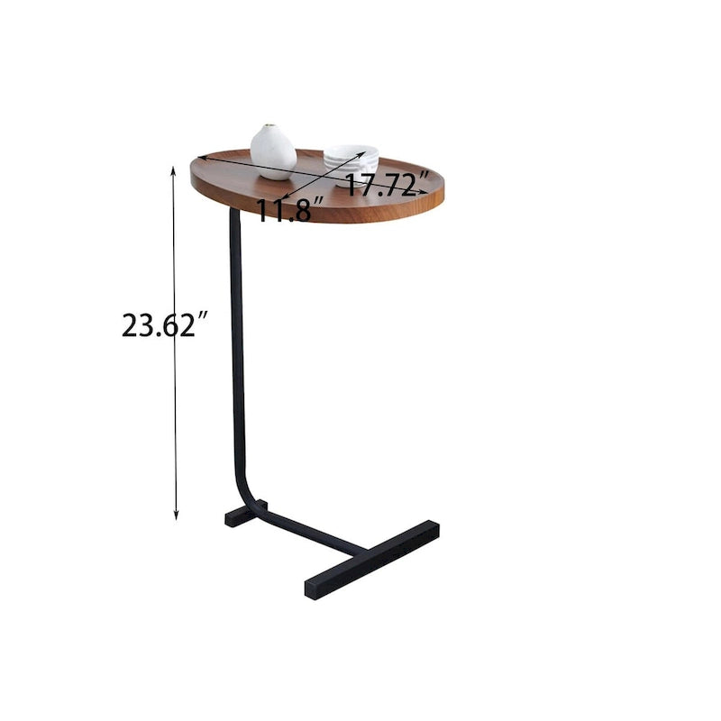 Table d'appoint en C, Petite table basse pour salon