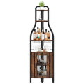 Moasis 71 Industrial Corner Wine Rack - 15.7L x 15.7W x 71H