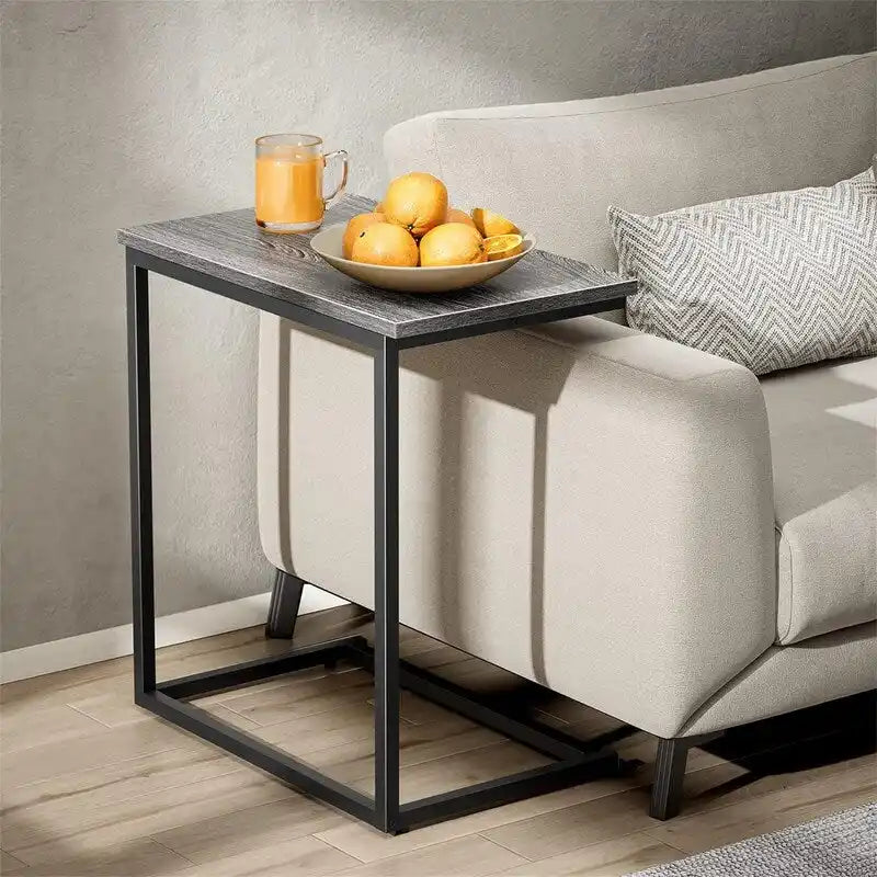 Table d'appoint en C de 68,6 cm de haut - 30D x 50l x 68,6H cm