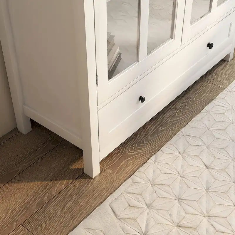 Buffet/Bahut polyvalent avec portes vitrées