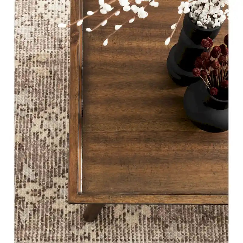 Table basse rectangulaire en bois Kate et Laurel Eastmont