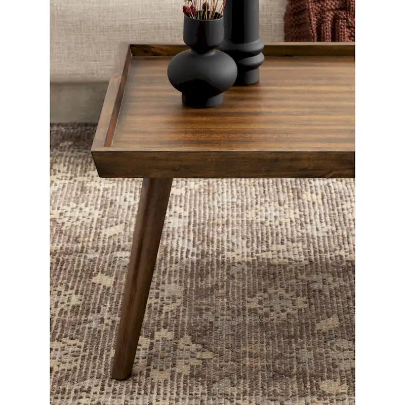Table basse rectangulaire en bois Kate et Laurel Eastmont