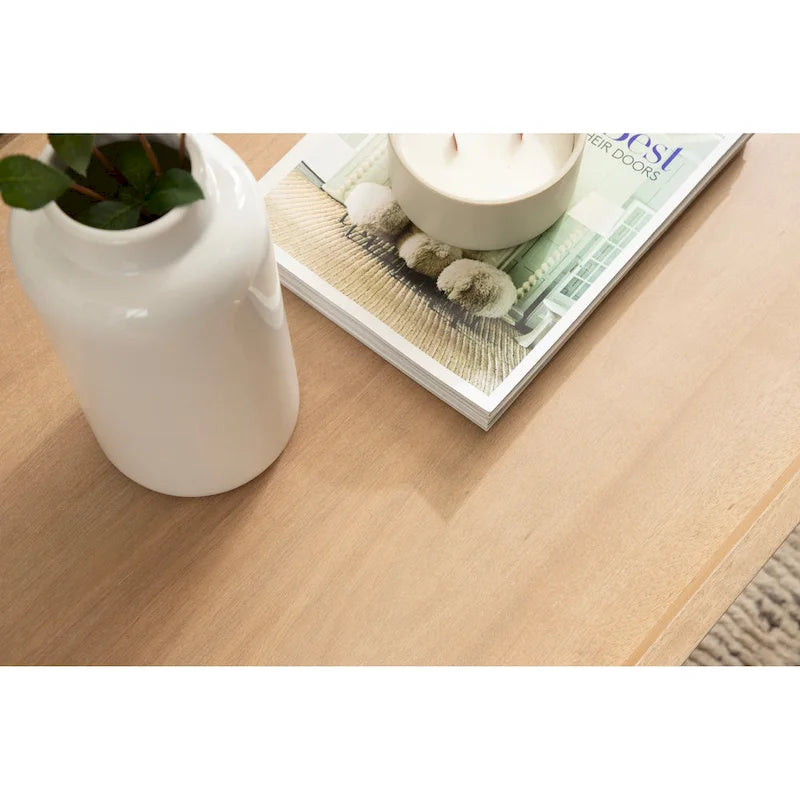 Table basse rectangulaire en bois Kate et Laurel Eastmont