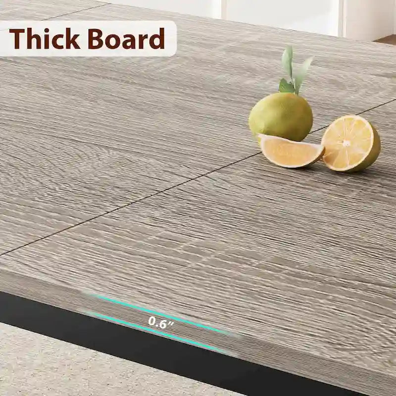 Table à Manger Industrielle pour 6 à 8 Personnes