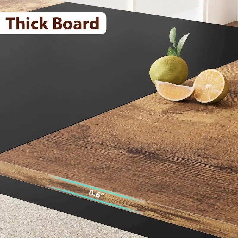 Table à Manger Industrielle pour 6 à 8 Personnes