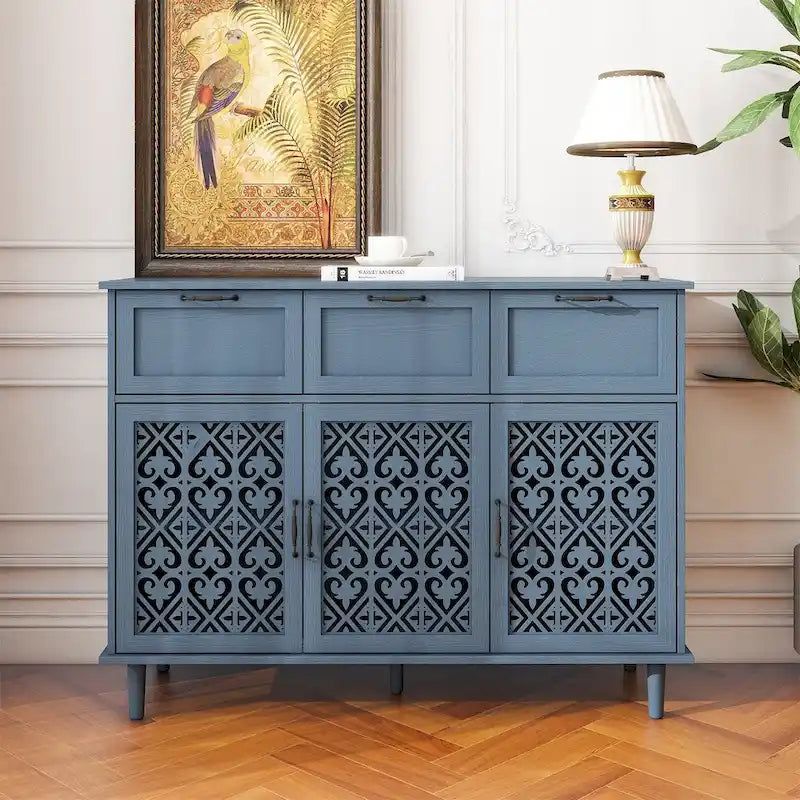 Meuble à 3 portes et 3 tiroirs pour chambre et salon