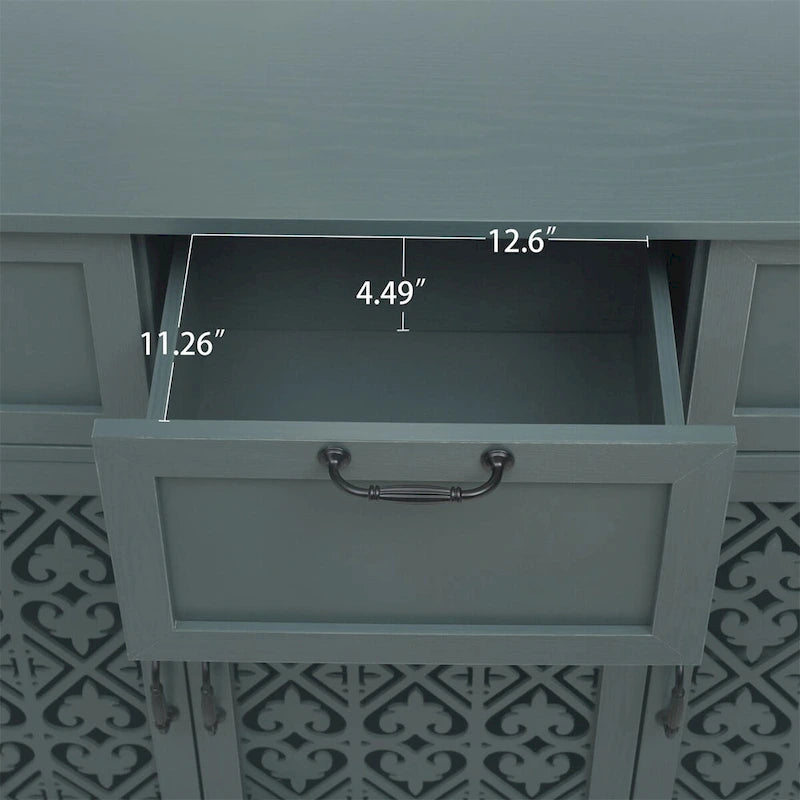 Meuble à 3 portes et 3 tiroirs pour chambre et salon