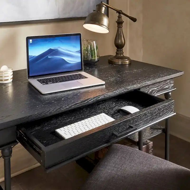 Bureau d'écriture de rangement Barnstone Cornice à 1 tiroir par iNSPIRE Q Artisan