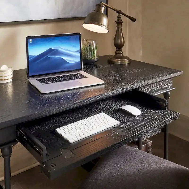 Bureau d'écriture de rangement Barnstone Cornice à 1 tiroir par iNSPIRE Q Artisan
