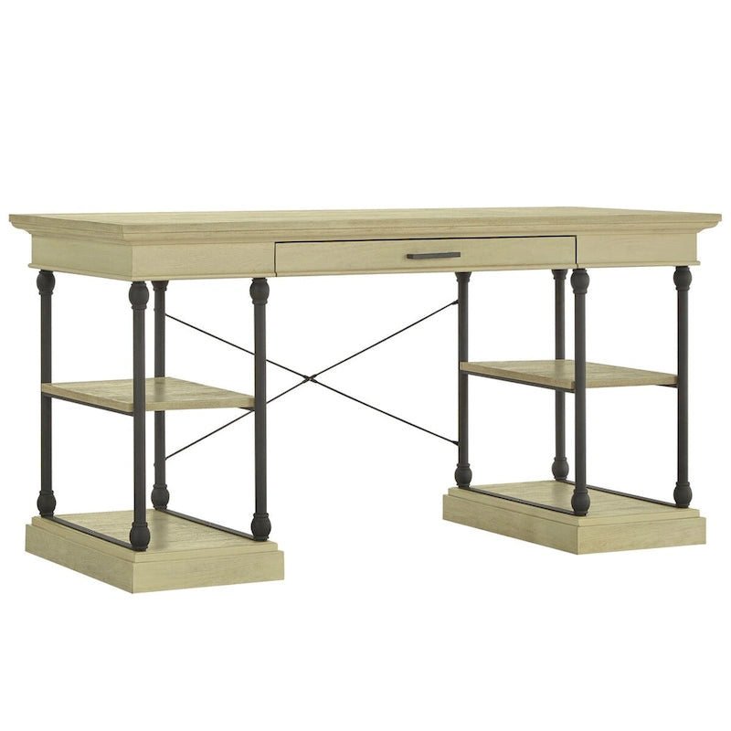 Bureau d'écriture de rangement Barnstone Cornice à 1 tiroir par iNSPIRE Q Artisan