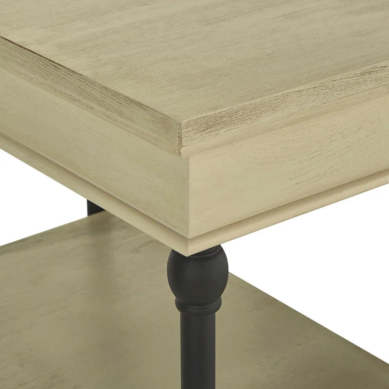 Bureau d'écriture de rangement Barnstone Cornice à 1 tiroir par iNSPIRE Q Artisan