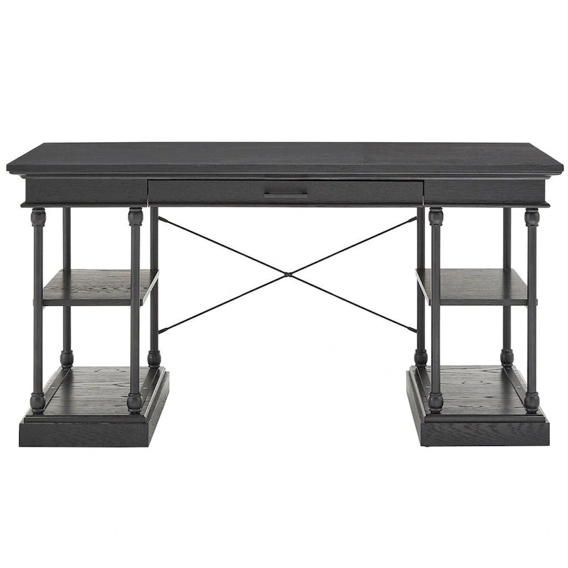 Bureau d'écriture de rangement Barnstone Cornice à 1 tiroir par iNSPIRE Q Artisan