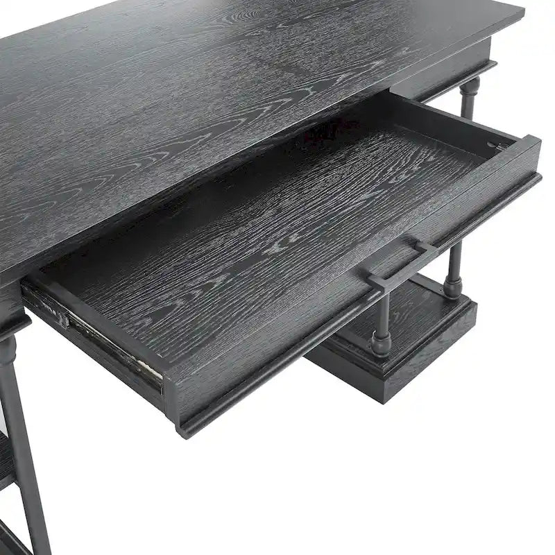 Bureau d'écriture de rangement Barnstone Cornice à 1 tiroir par iNSPIRE Q Artisan