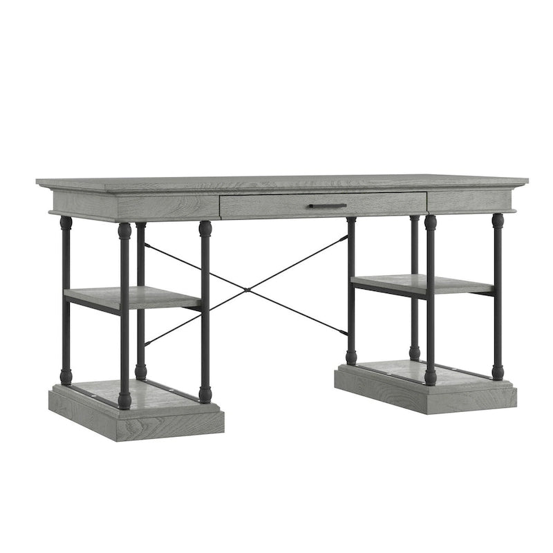 Bureau d'écriture de rangement Barnstone Cornice à 1 tiroir par iNSPIRE Q Artisan