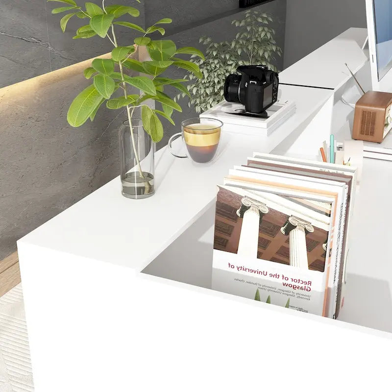 Bureau de réception avec comptoir, Table de réception moderne pour salle d'attente