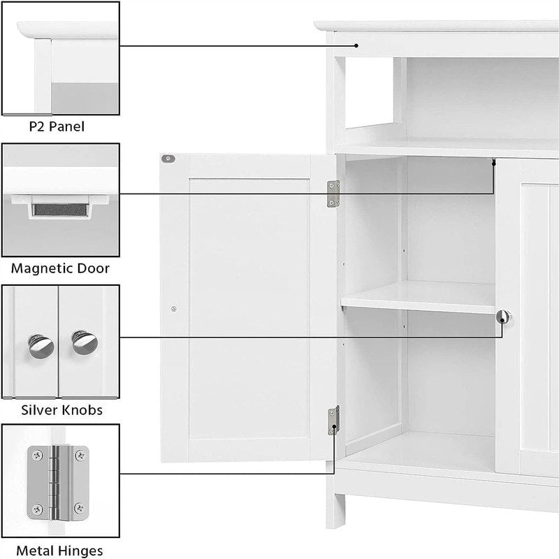 Meuble de rangement pour le sol de salle de bain