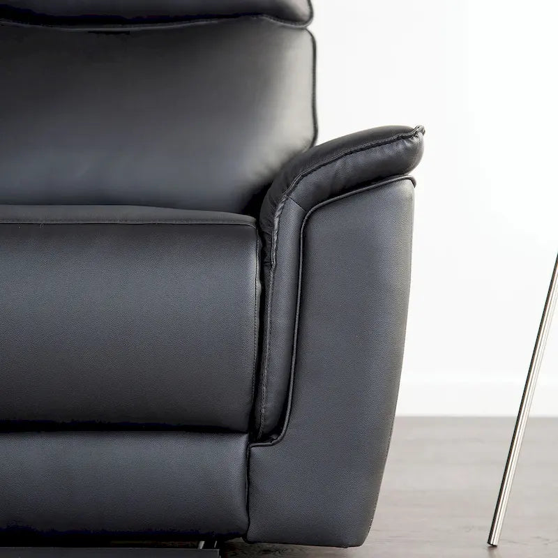 Causeuse inclinable manuelle Marty Modern Leather Match de Furniture of America