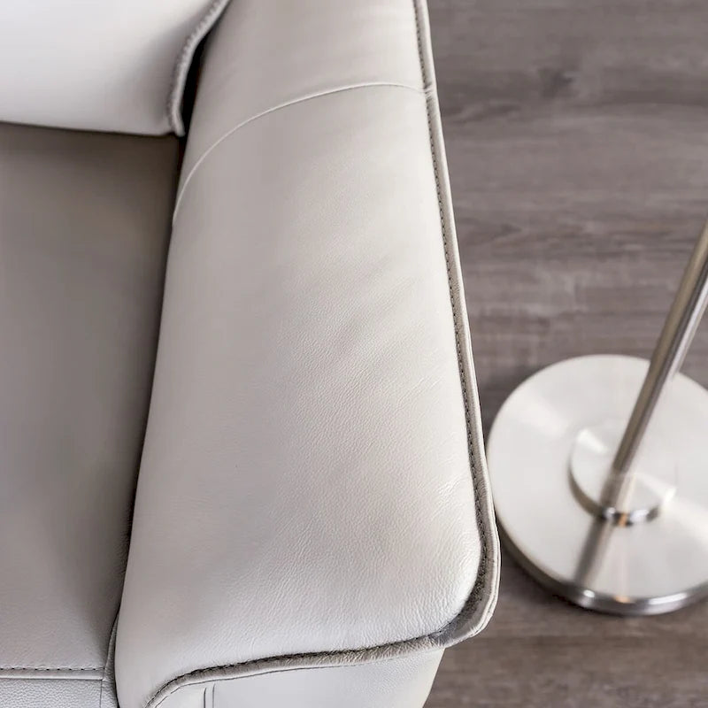 Causeuse inclinable manuelle Marty Modern Leather Match de Furniture of America