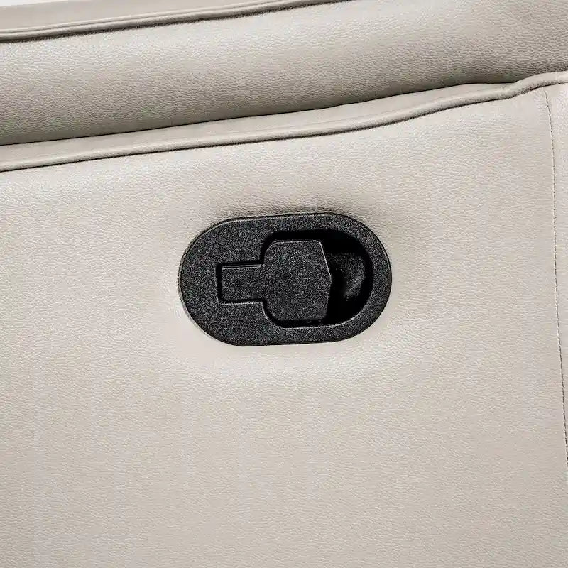 Causeuse inclinable manuelle Marty Modern Leather Match de Furniture of America