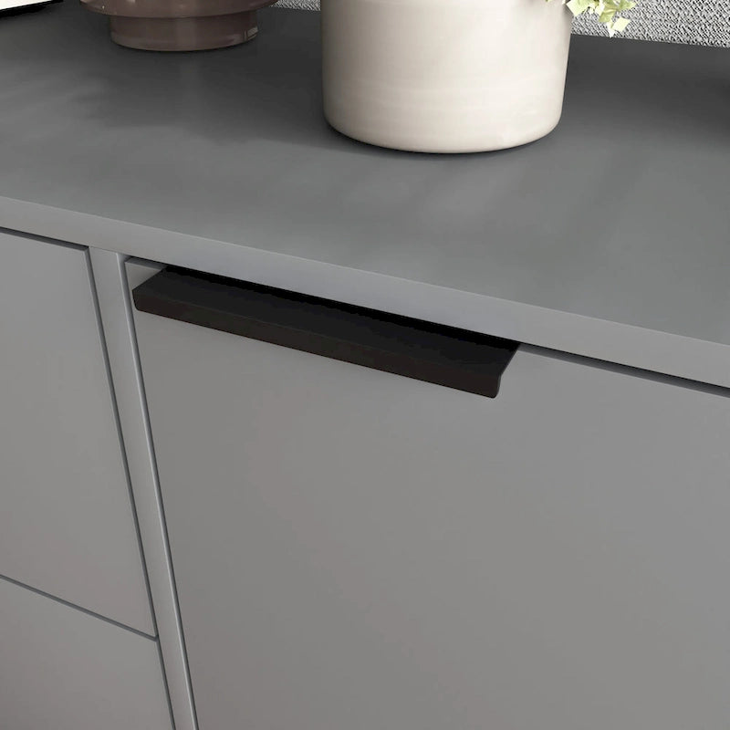Bahut commode de rangement, Meuble de bar à café en bois avec tiroirs et portes