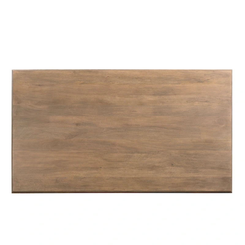 Table à manger Willow à double piédestal en bois massif