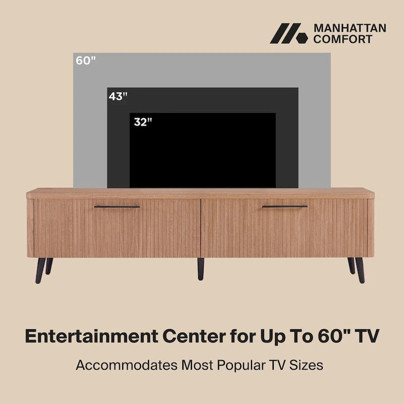 Meuble TV Manhattan Comfort Mid Century Modern Jodie 175 cm
