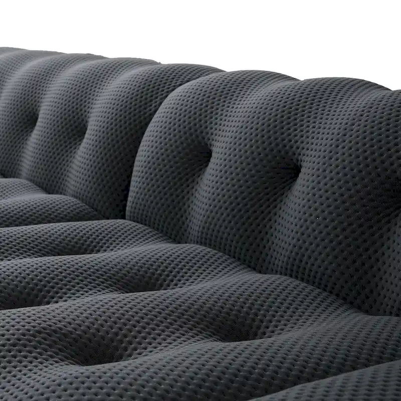 102.4 Canapé nuage, Canapé 3 places rembourré en tissu 3D, Canapé d'angle pour salon, appartement