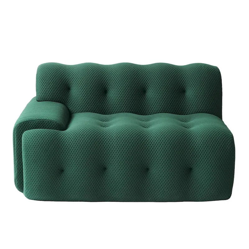 102.4 Canapé nuage, Canapé 3 places rembourré en tissu 3D, Canapé d'angle pour salon, appartement