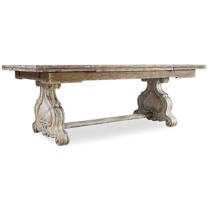 Table de salle à manger de luxe Hooker Furniture Chatelet 83-127, longue, avec tréteaux