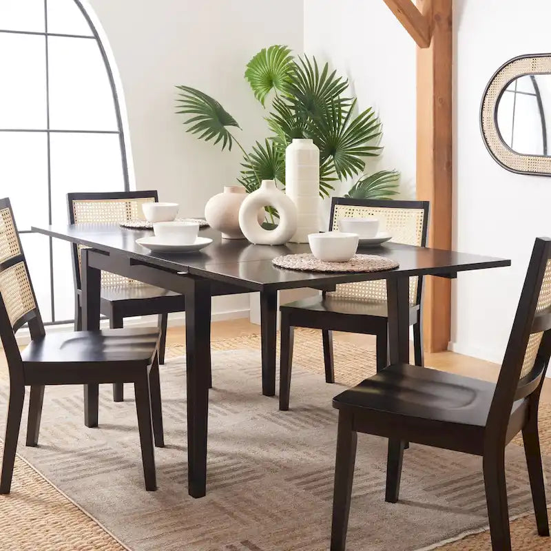 Table de salle à manger à rallonge SAFAVIEH Laurine - 70 po l. x 38 po P x 30 po H - 70 la.x38 Px30 H