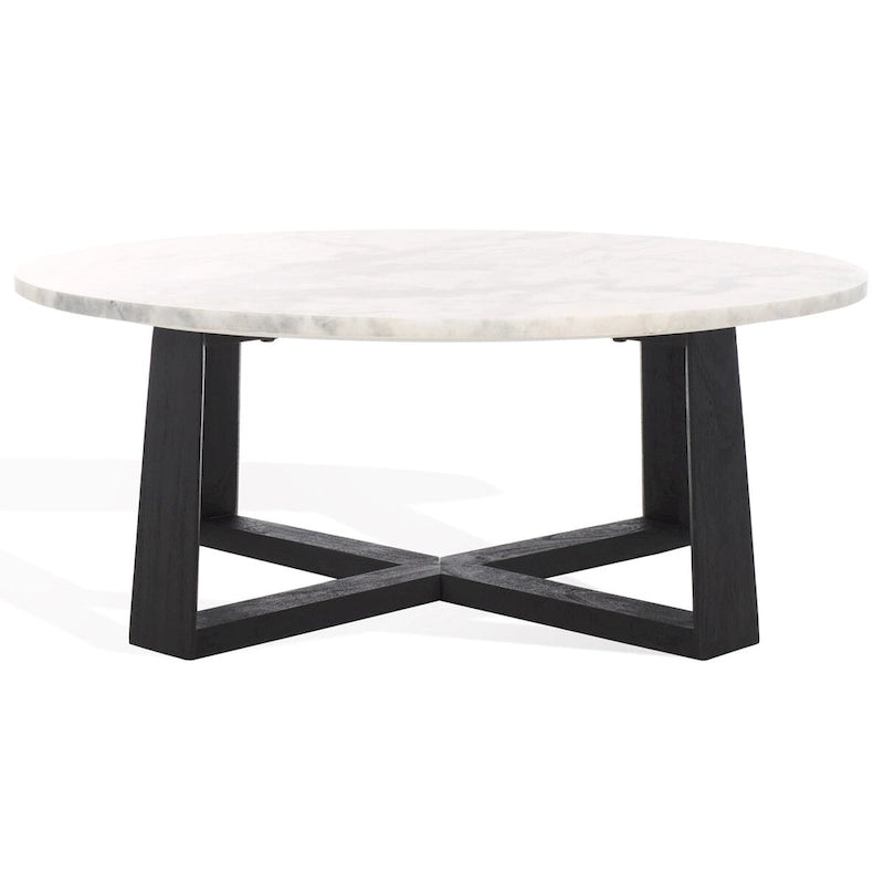 Table basse SAFAVIEH Couture Trenton avec plateau en marbre - 38Wx38Dx15H