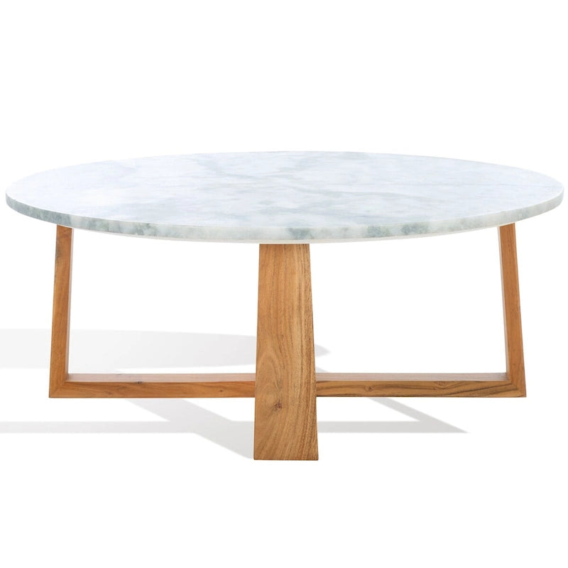 Table basse SAFAVIEH Couture Trenton avec plateau en marbre - 38Wx38Dx15H