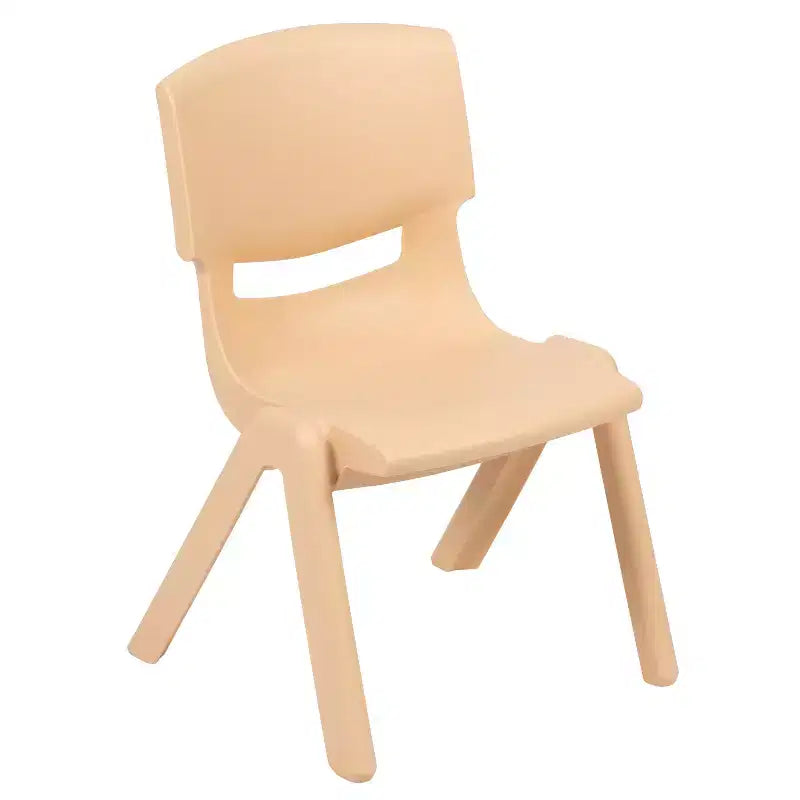 Emma et Oliver, ensemble table d'activités rectangulaire en plastique réglable en hauteur (60 cm x 120 cm) avec 6 chaises