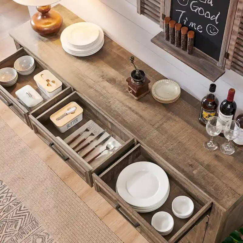Buffet de ferme, Bar à café, Bar à vin pour salle à manger - S.O.