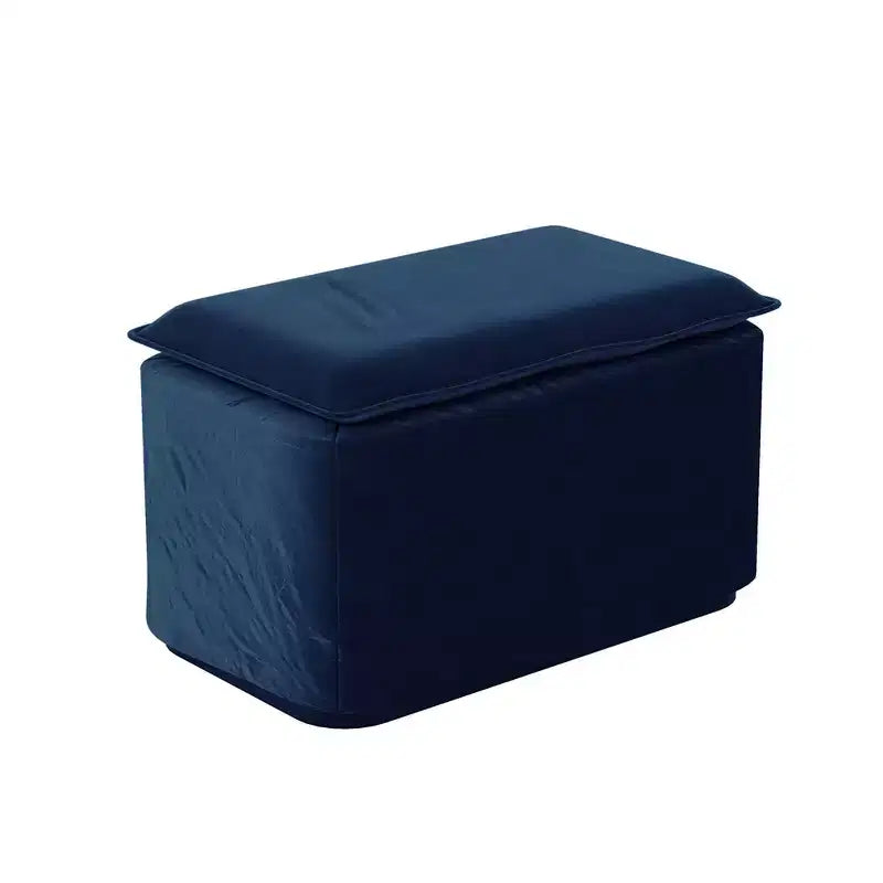 Canapé-lit gigogne 3-en-1 King Size Whisen Velvet et canapé convertible avec pouf mobile, design capitonné