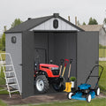Abri de jardin en résine toutes saisons avec plancher, 1,8 m x 1,2 m/1,8 m x 2,4 m/2,4 m x 1,8 m/2,4 m x 3 m, Spire Tool Shed