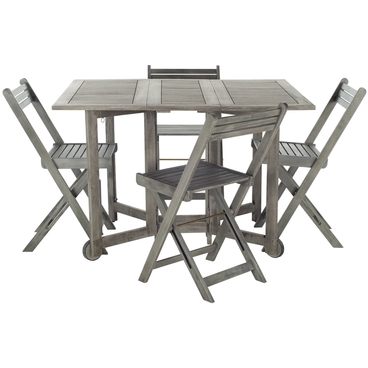 Ensemble de table à manger d'extérieur SAFAVIEH Outdoor Brandy 5 pièces - 43Lx35Px29H