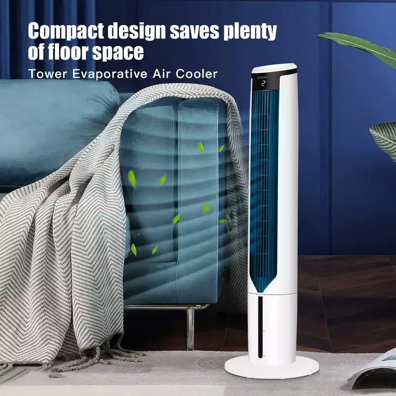 Refroidisseur d'air par évaporation 3-en-1 Costway 41'' Ventilateur tour portable Humidificateur