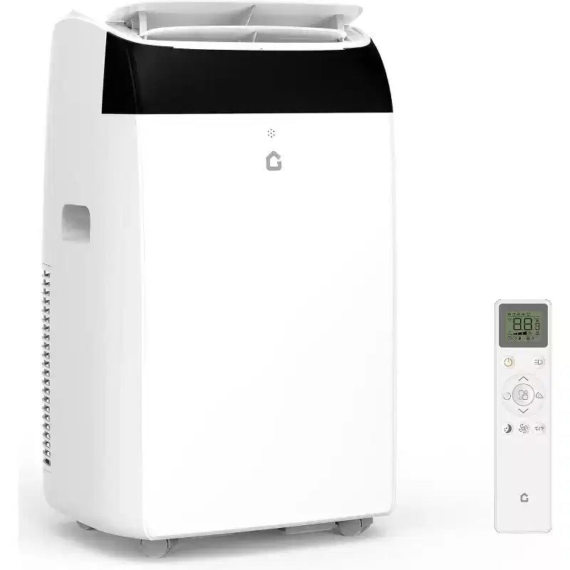 Climatiseurs de 14 000 BTU refroidissant jusqu'à 70 m², Climatiseur portable 3-en-1 avec modes Refroidissement, Déshumidification et Ventilation, Télécommande
