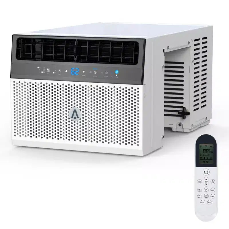 Climatiseur de fenêtre intelligent Acekool 6 000 BTU, climatiseur de pièce Wi-Fi avec télécommande, refroidissement silencieux pour pièces jusqu'à 23 m²