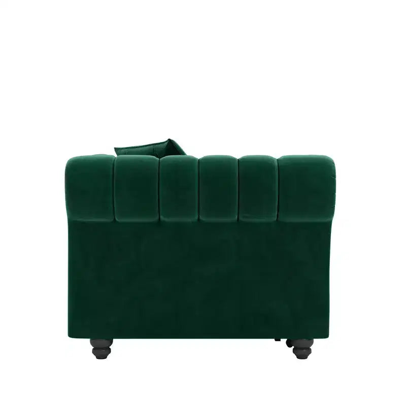 Canapé-lit gigogne 3-en-1 King Size Whisen Velvet et canapé convertible avec pouf mobile, design capitonné