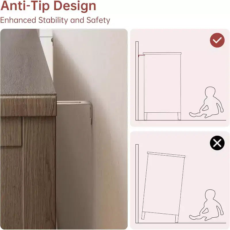 Commode à 8 tiroirs pour chambre à coucher, meuble TV vintage de 59 po avec poignées sculptées et pieds fuselés, commode en bois avec grande capacité de rangement