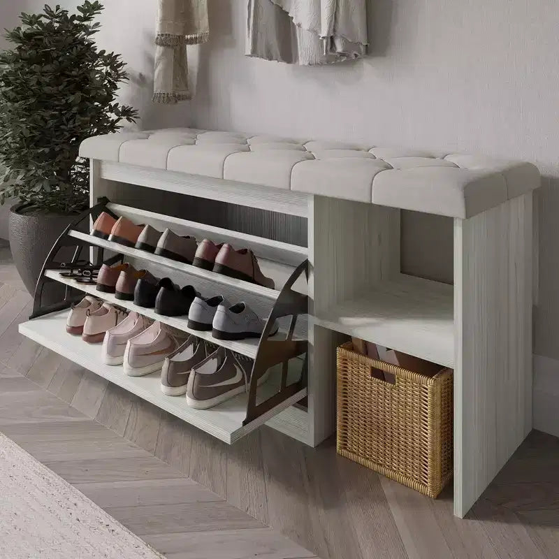 Banc à Chaussures Rangement ChaletPosh