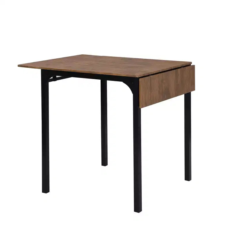 Ensemble de table à manger pliable à hauteur de comptoir Whisen Farmhouse 5 pièces avec chaises de salle à manger