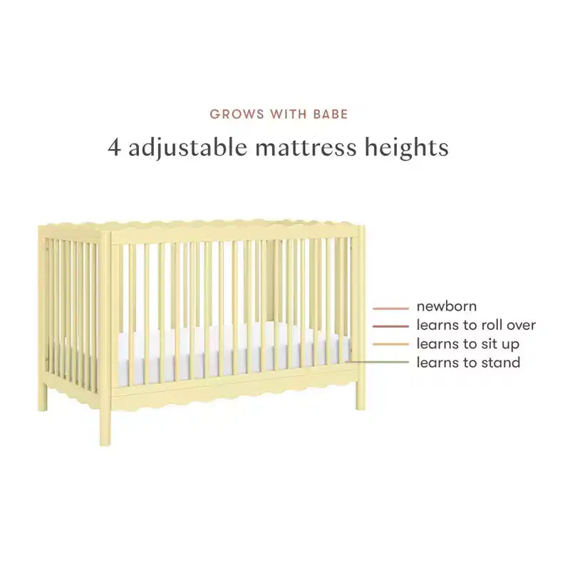Lit de bébé convertible 4-en-1 Swell de Babyletto avec kit de conversion en lit de tout-petit